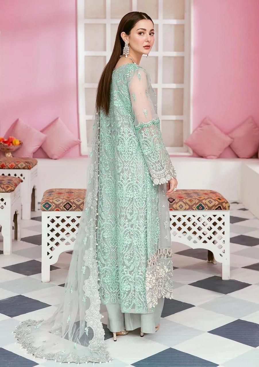 Royal Radiance – Bridal Organza Ensemble by Maryam by Rania