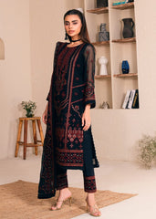 Zahra Éclat – A Symphony of Sequins in Chiffon Elegance by MARYAM BY RANIA