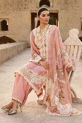 Elara Luxe – Embroidered Schiffli Lawn Ensemble by Maryam by Rania