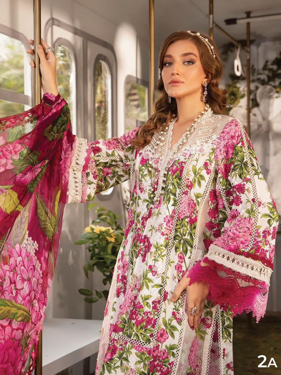 Timeless Elegance: Digital Print Masterpiece by Maryam by Rania”