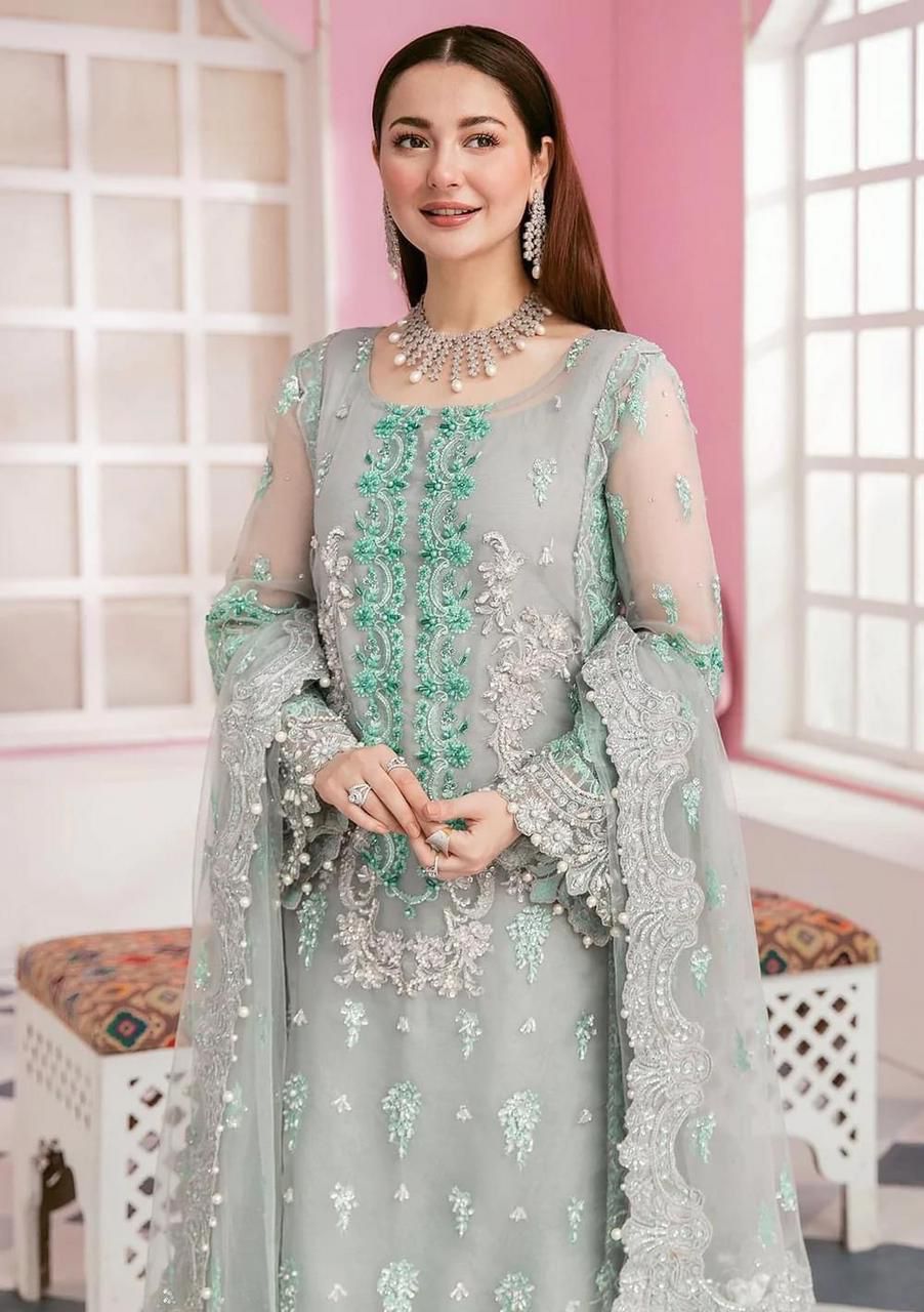 Royal Radiance – Bridal Organza Ensemble by Maryam by Rania