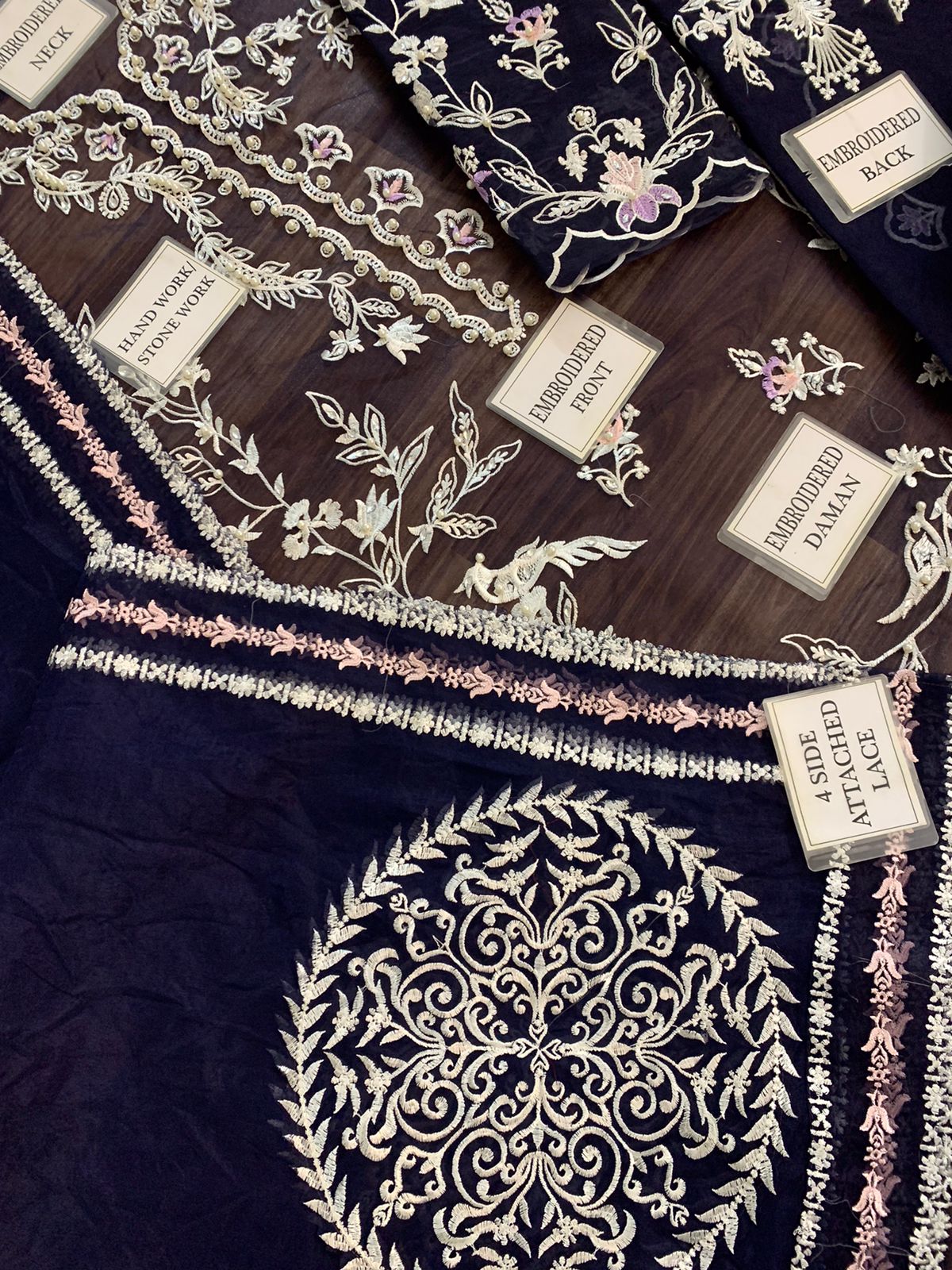 Zehra-e-Noor – A Unique Luxury Organza Masterpiece by Maryam by Rania