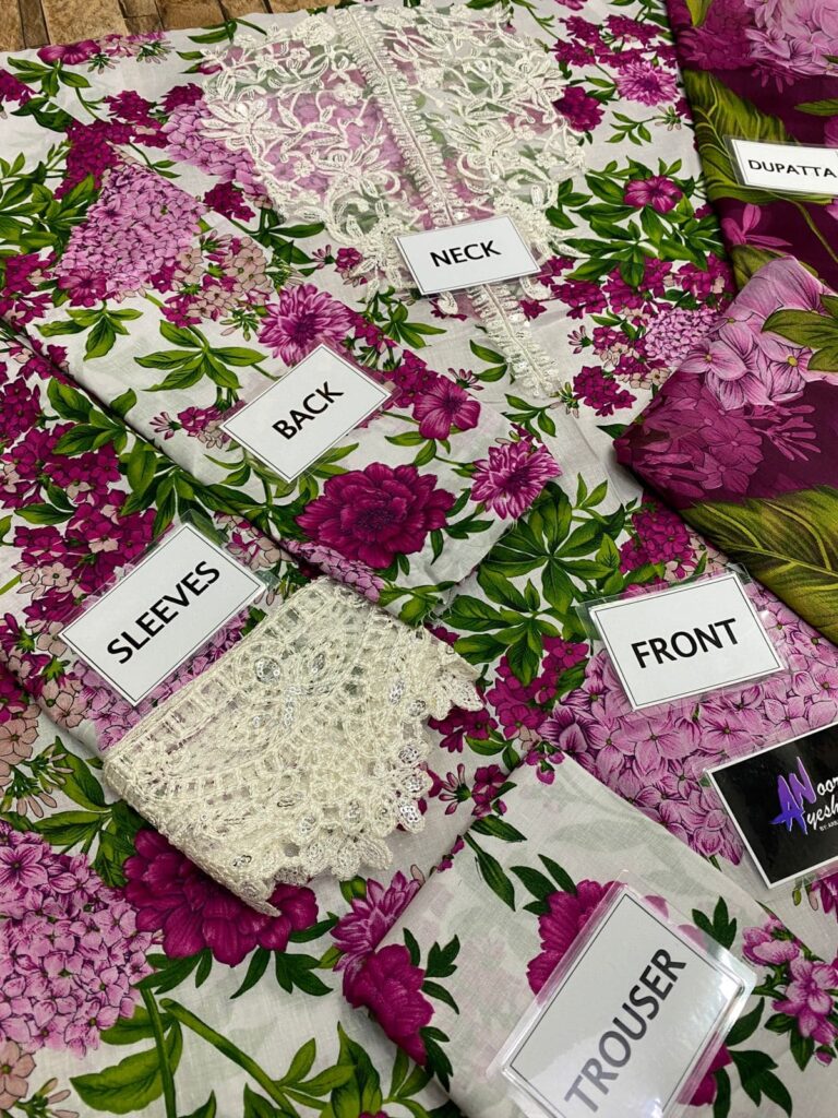 Timeless Elegance: Digital Print Masterpiece by Maryam by Rania”