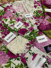 Timeless Elegance: Digital Print Masterpiece by Maryam by Rania”