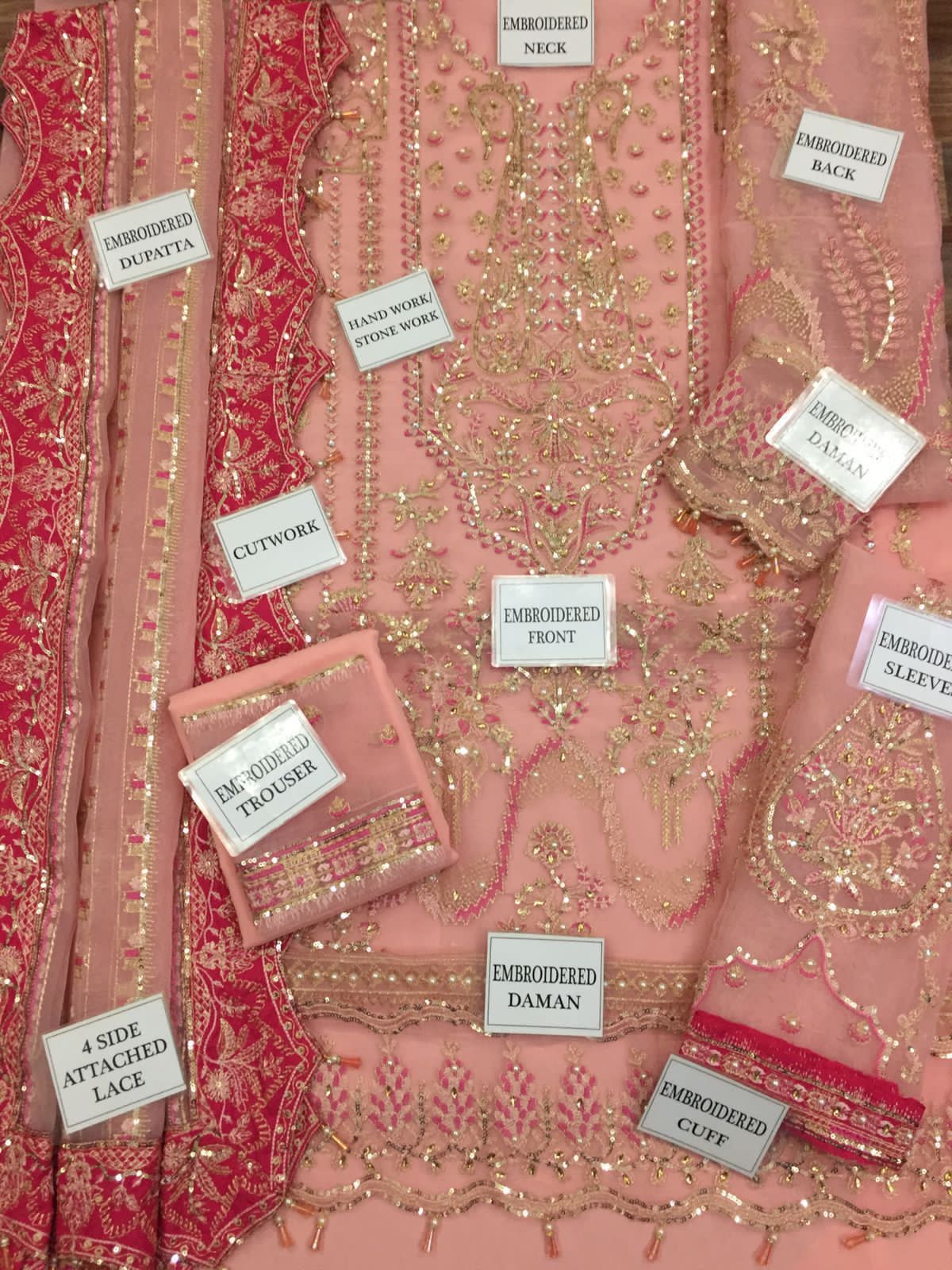 Noor-e-Nazakat – A Luxe Organza Ensemble by Maryam by Rania