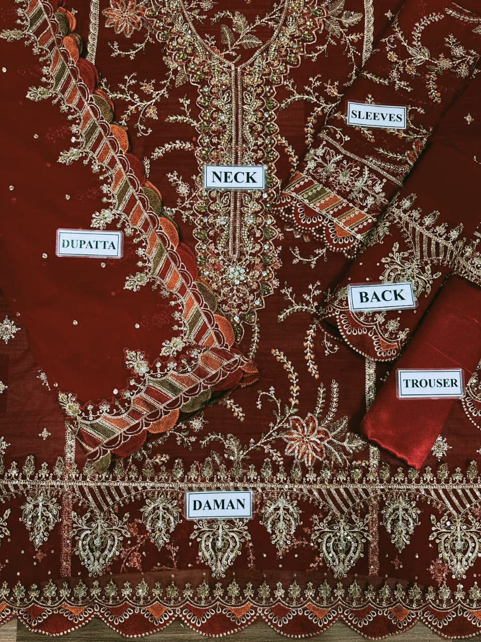 Zariah Enchanted – Luxe Hand-Embellished Chiffon by Maryam by Rania