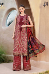 Maria B x Maryam by Rania – Luxury Summer Lawn Vol-25 | Digital Printed Bana Dora 3Pc with Voil Dupatta