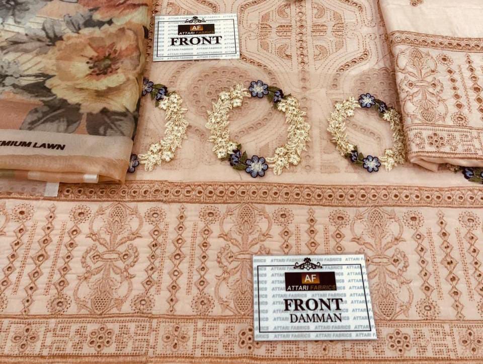 Summer Luxe – Embroidered Lawn Ensemble by Maryam by Rania