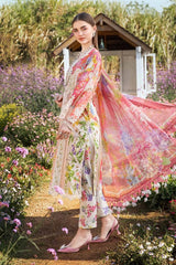 Maria B x Maryam by Rania – Luxury Summer Lawn Vol-25 | Digital Printed Bana Dora 3Pc with Voil Dupatta