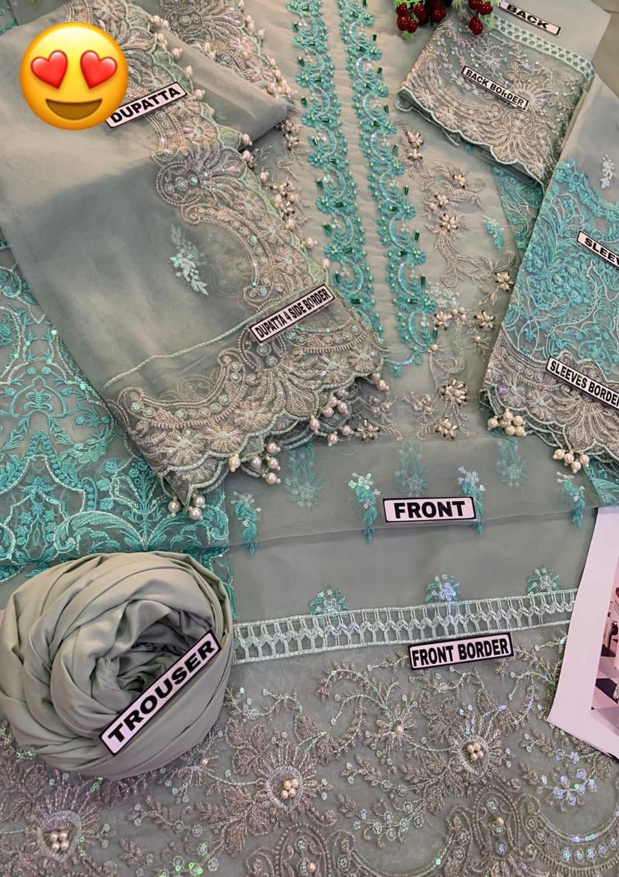 Royal Radiance – Bridal Organza Ensemble by Maryam by Rania
