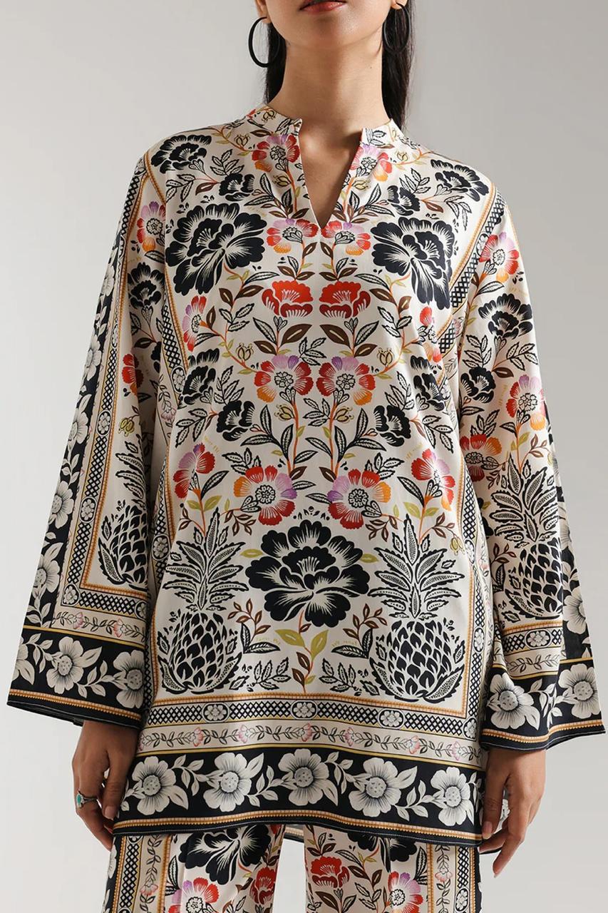 Elegance Unfolded – Luxe Printed 2PC by Maryam by Rania